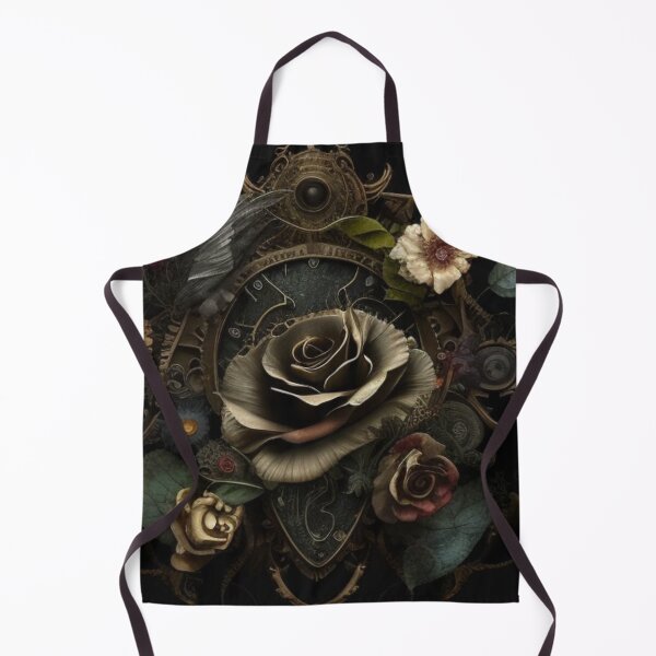Artikelvorschau, Gothic Steampunk Dark Flower Collage von Brandon Cable entworfen und verkauft von BrandonArtWorld.