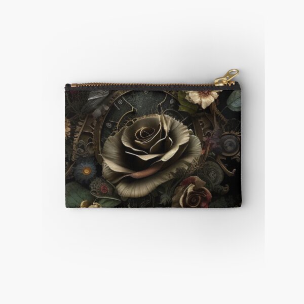 Item preview, Gothic Steampunk Dark Flower Collage By Brandon Cable  designed and sold by BrandonArtWorld.