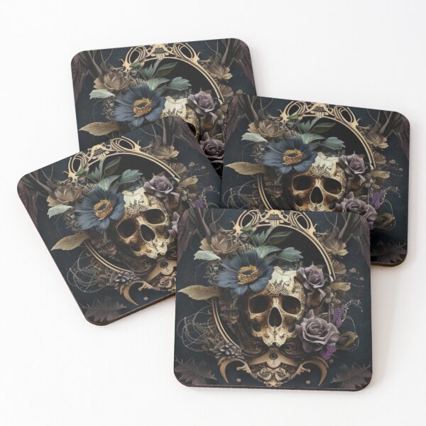 Item preview,  Gothic Steampunk Dark Flower Collage By Brandon Cable  designed and sold by BrandonArtWorld.