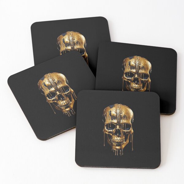 Item preview, Gold melting Skull of the Pharaoh, the King of Egypt. Ancient history lovers gift. designed and sold by paulo silveira.