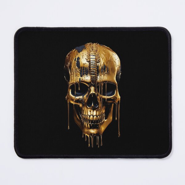 Item preview, Gold melting Skull of the Pharaoh, the King of Egypt. Ancient history lovers gift. designed and sold by paulo silveira.