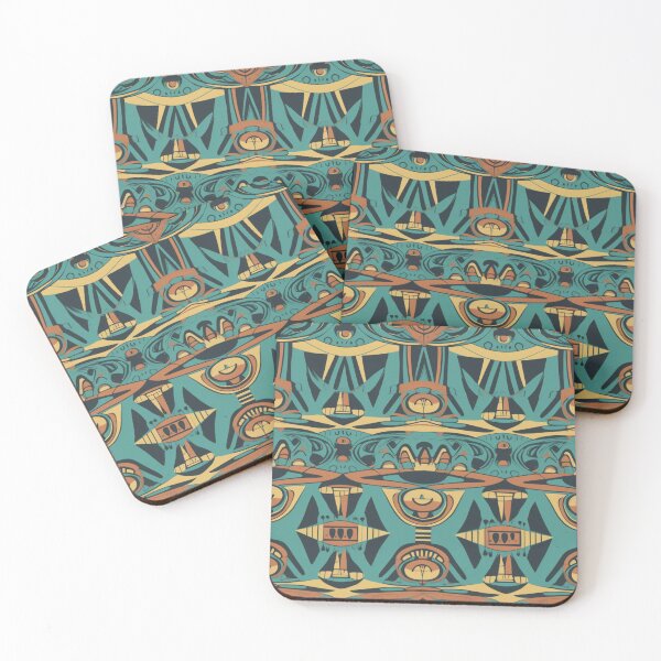 Item preview, Vintage Deco Tile Art designed and sold by Nile-Mosaic-Co.