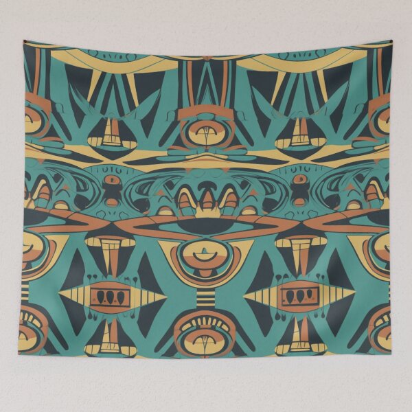 Item preview, Vintage Deco Tile Art designed and sold by Nile-Mosaic-Co.
