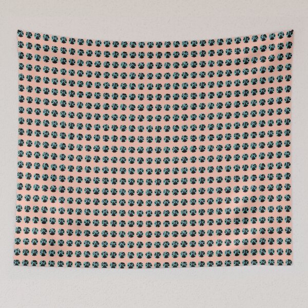 Artikelvorschau, Dalmatiner-Hund - blaues und rosa Kreis-Muster entworfen und verkauft von Aaron2610.