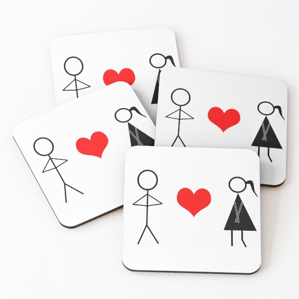 Item preview, Stick man in Love designed and sold by LKWDesigns.