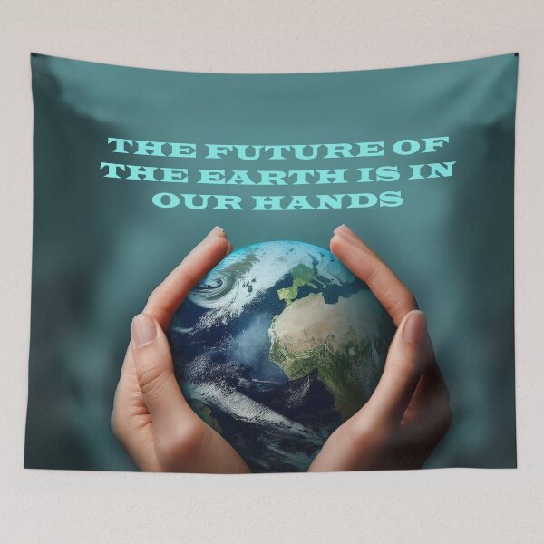 Item preview, The future of the Earth is in our hands designed and sold by JaroDesign2023.
