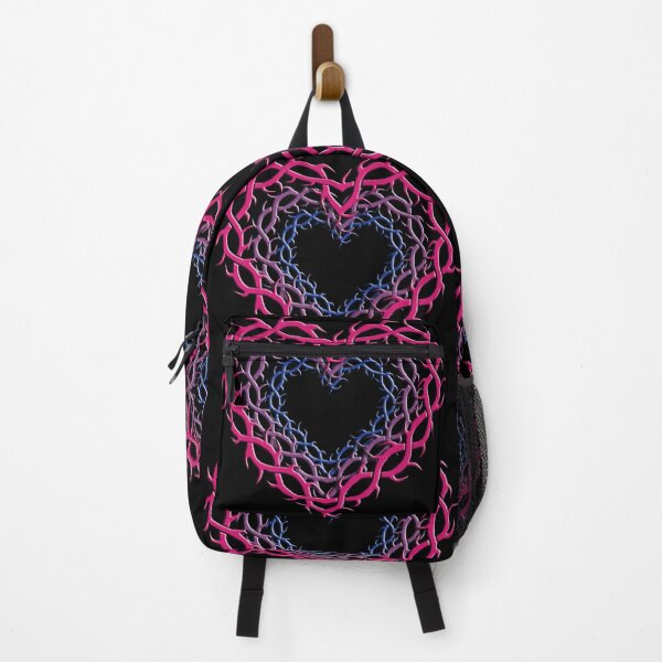 Item preview, Thorn Hearts Bisexual Pride colors gothic LGBT designed and sold by TheirChoice.