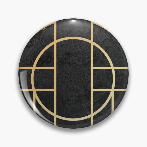 Artikelvorschau, Schwarzer Art-Deco-Marmor entworfen und verkauft von AbsentisDesigns.