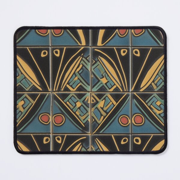 Item preview, Vintage African Deco Tile Art designed and sold by Nile-Mosaic-Co.