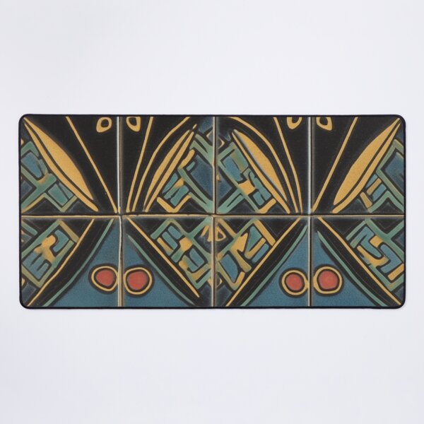 Item preview, Vintage African Deco Tile Art designed and sold by Nile-Mosaic-Co.
