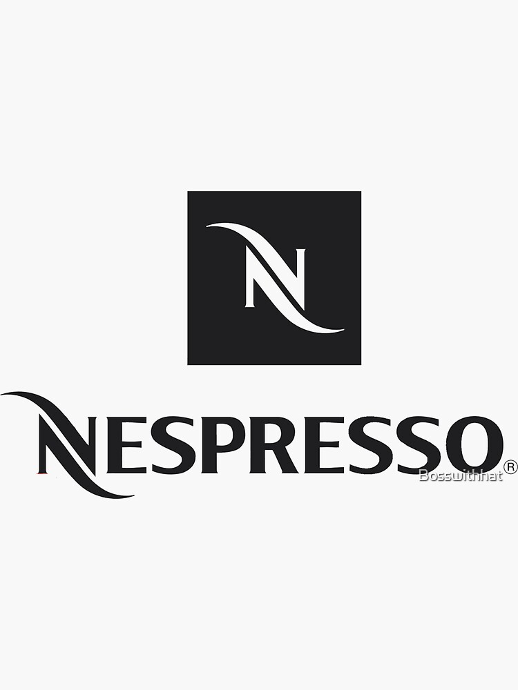 Awesome looking Nespresso logo" Sticker for Bosswithhat Redbubble