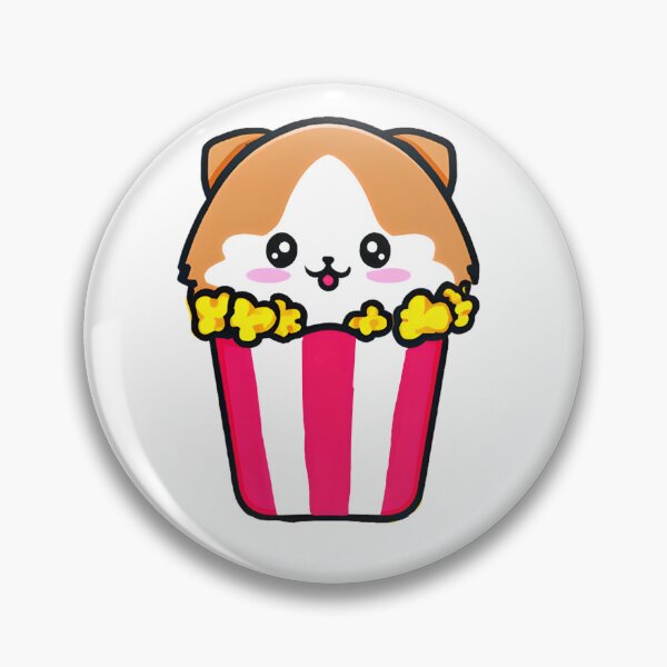 Item preview, Cute Kawaii Puppy in Popcorn Box Design designed and sold by NathalieRached.