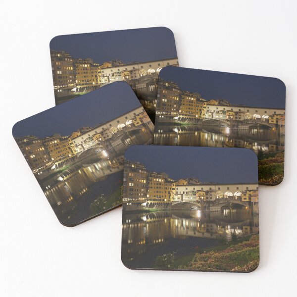 Item preview, Florence, Italy Night Magic - A Glamorous Evening at Ponte Vecchio  designed and sold by Georgia Mizuleva.
