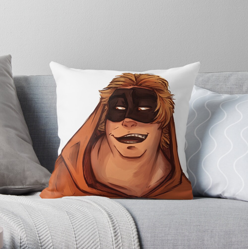 "Beautiful FatGum" Throw Pillow by CrossRoadArt | Redbubble