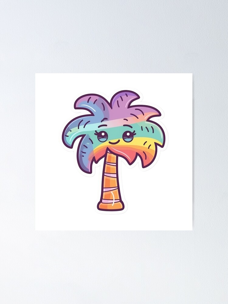 Cute Palm Tree Sticker