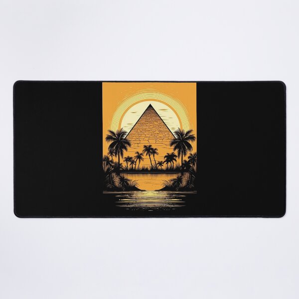 Item preview, Pyramid with Sunset designed and sold by Splargo Digital Prints.