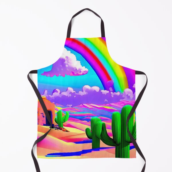 Item preview, Double Desert Rainbow Pop Art Landscape designed and sold by LaRoach Digital Arts.
