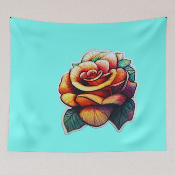 Item preview, beautiful flower with slender green  leaves designed and sold by dygo1986.
