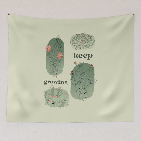 Item preview, keep growing succulents designed and sold by atlasbackache.