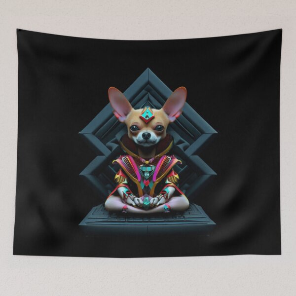 Item preview, Wicked Chihuahua Dog God No.3 designed and sold by MadHouseVisions.
