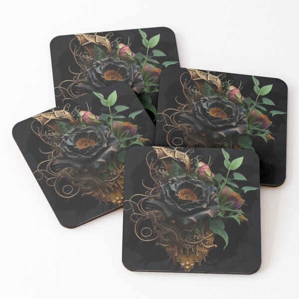 Item preview,  Gothic Steampunk Dark Flower Collage By Brandon Cable  designed and sold by BrandonArtWorld.