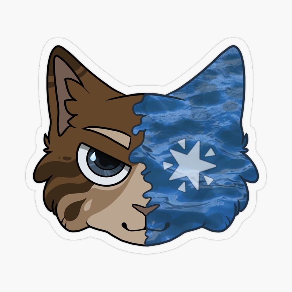 Splashtail Head Sticker for Sale by apple-glass