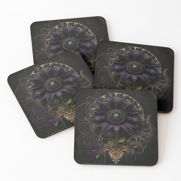Item preview,  Gothic Steampunk Dark Flower Collage By Brandon Cable  designed and sold by BrandonArtWorld.