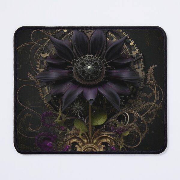Item preview, Gothic Steampunk Dark Flower Collage By Brandon Cable designed and sold by BrandonArtWorld.