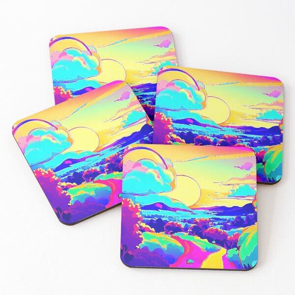 Item preview, Happy Trails Pop Art Landscape designed and sold by LaRoach Digital Arts.
