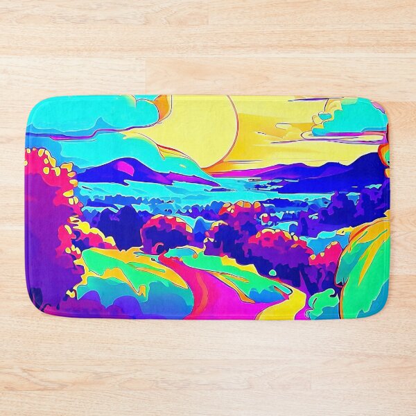 Item preview, Happy Trails Pop Art Landscape designed and sold by LaRoach Digital Arts.