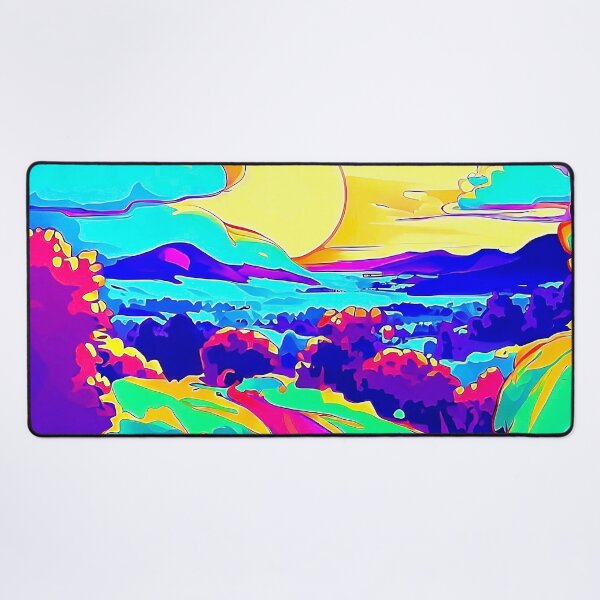 Item preview, Happy Trails Pop Art Landscape designed and sold by LaRoach Digital Arts.