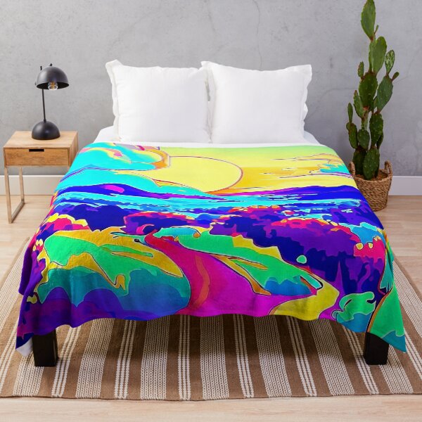 Item preview, Happy Trails Pop Art Landscape designed and sold by LaRoach Digital Arts.