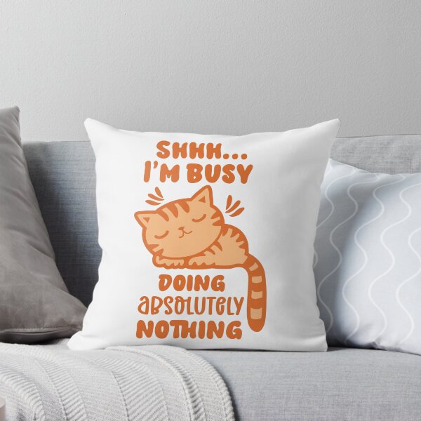 Item preview, I'm busy doing nothing sleeping cat designed and sold by Acim0.