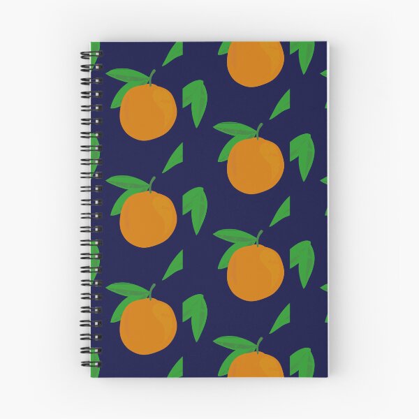 Item preview, Tangerine dreams on midnight blue designed and sold by Freewheeling.