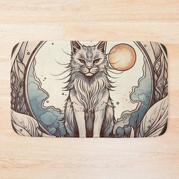 Item preview, Dignified Cat and Moon designed and sold by cryoxene.