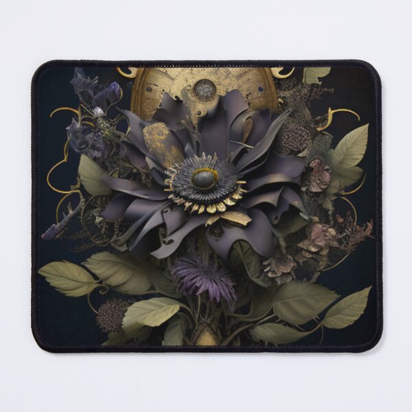 Item preview, Gothic Steampunk Dark Flower Collage By Brandon Cable designed and sold by BrandonArtWorld.