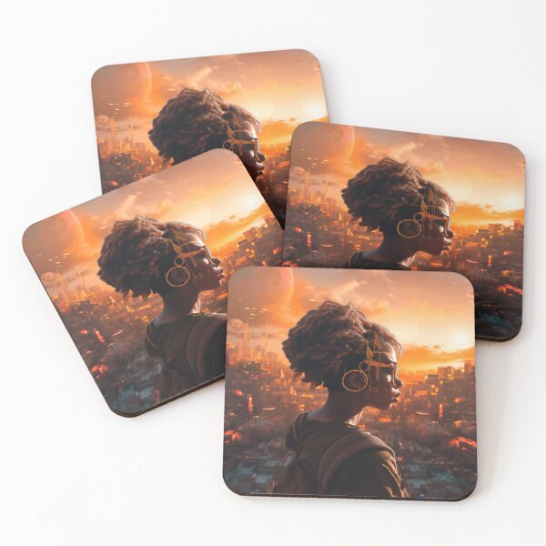 Item preview, Arte afrofuturista designed and sold by MidJourneymen.