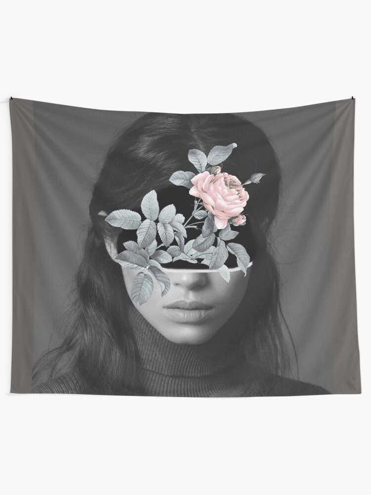 Alternate view of Mystical nature's portrait I Tapestry