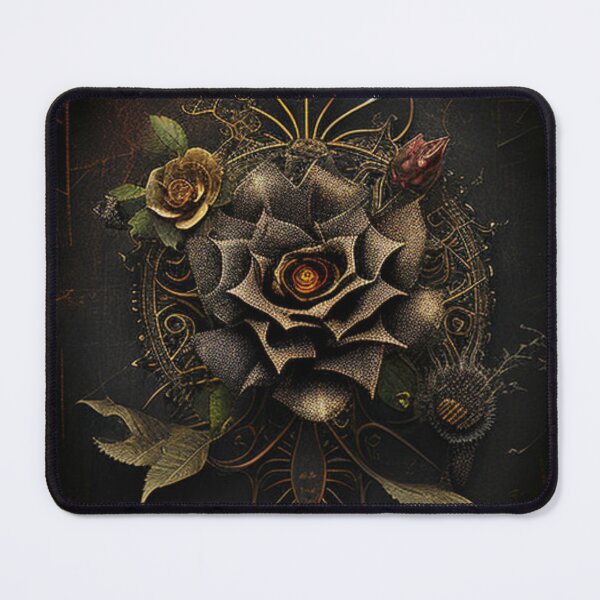 Item preview, Gothic Steampunk Dark Flower Collage By Brandon Cable designed and sold by BrandonArtWorld.
