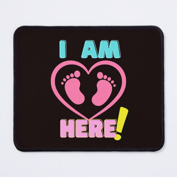 Item preview, I Am Here! (pink) designed and sold by SunMoonBeyond.