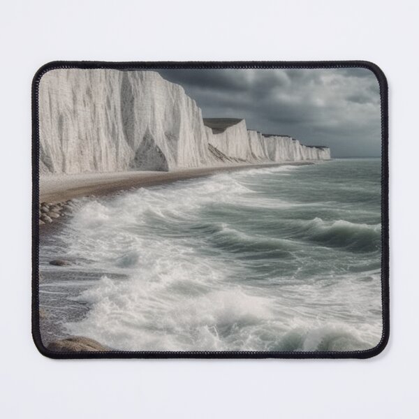 Item preview, White Cliffs of Dover on a Stormy Day designed and sold by OtterComforts.