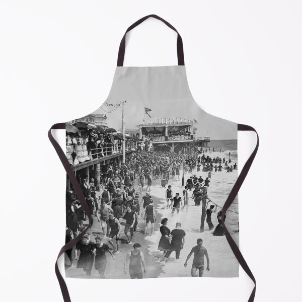 Item preview, Asbury Park Boardwalk and Beach - New Jersey 1908 designed and sold by Daniel Hagerman.