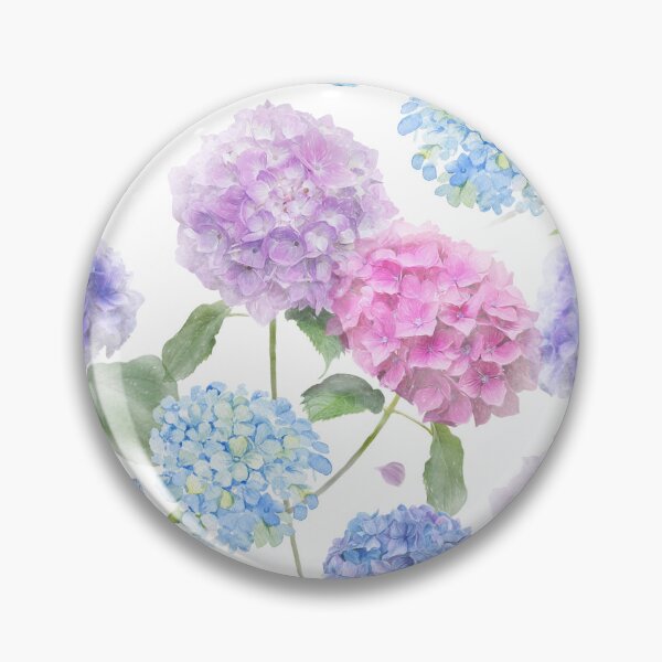 Item preview, Watercolor Mixed Garden Hydrangea Flowers  designed and sold by silviaol.