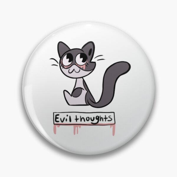 Item preview, Evil thoughts cat designed and sold by Stardust87.