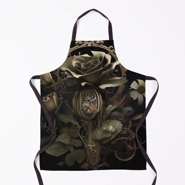 Artikelvorschau, Gothic Steampunk Dark Flower Collage von Brandon Cable entworfen und verkauft von BrandonArtWorld.