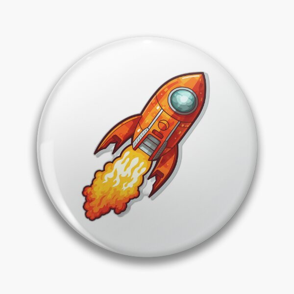 Item preview, Rocket flying to mars designed and sold by marezino.