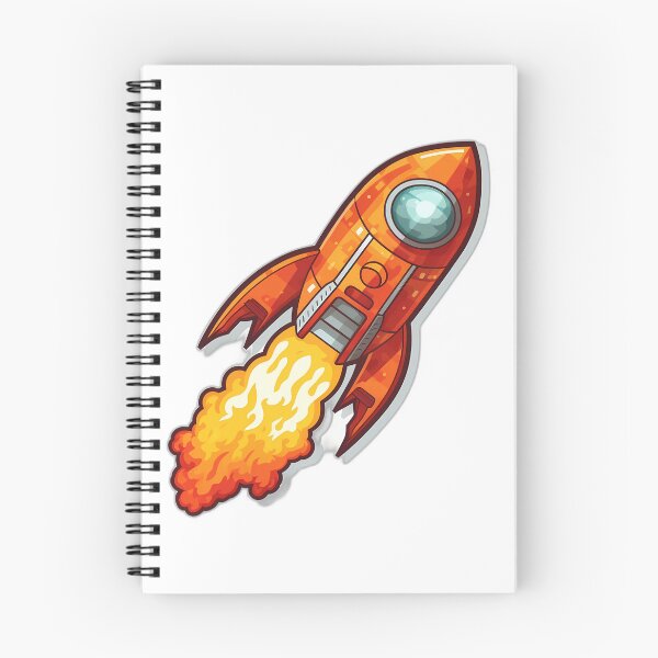 Item preview, Rocket flying to mars designed and sold by marezino.