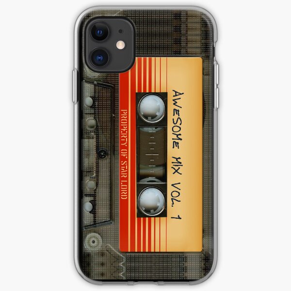 Awesome transparent mix cassette tape volume 1 iPhone Soft Case