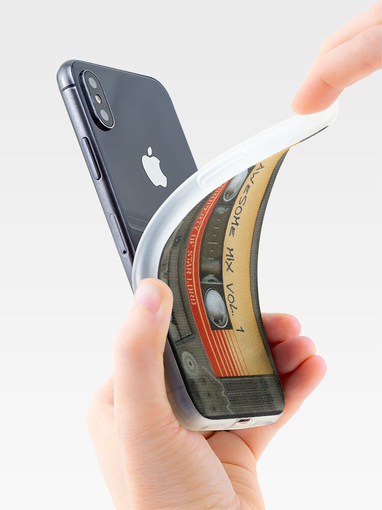 Alternate view of Awesome transparent mix cassette tape volume 1 iPhone Case
