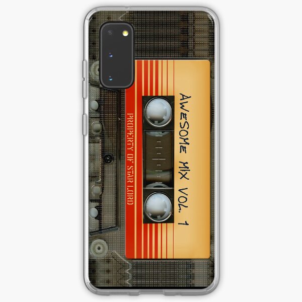 Awesome transparent mix cassette tape volume 1 Samsung Galaxy Soft Case